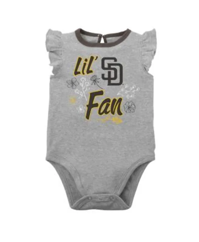 Majestic Babies' San Diego Padres 3-Piece Bodysuit Set - Macy's