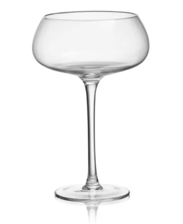 Mikasa Craft 12 Ounce Martini Cosmo Glass 4-Piece Set - Clear