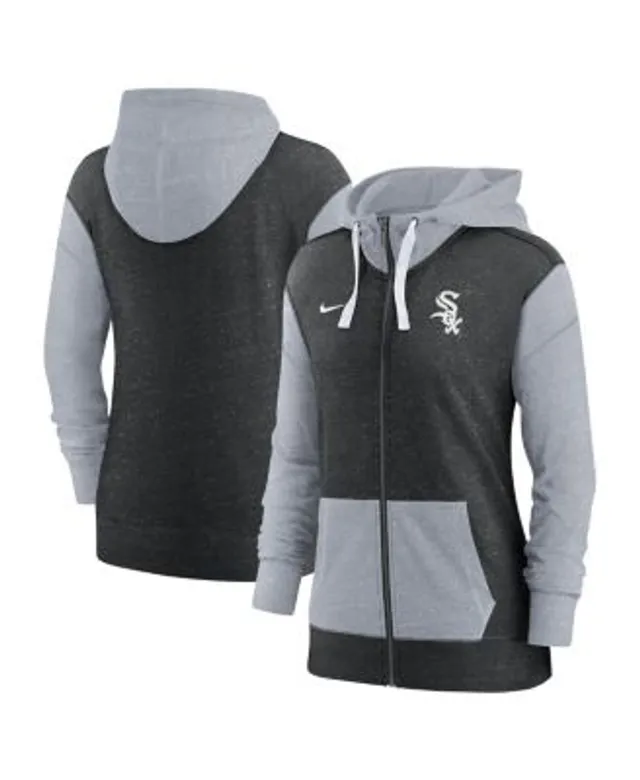 Starter Black/Silver Chicago White Sox Hail Mary Full-Zip Hoodie