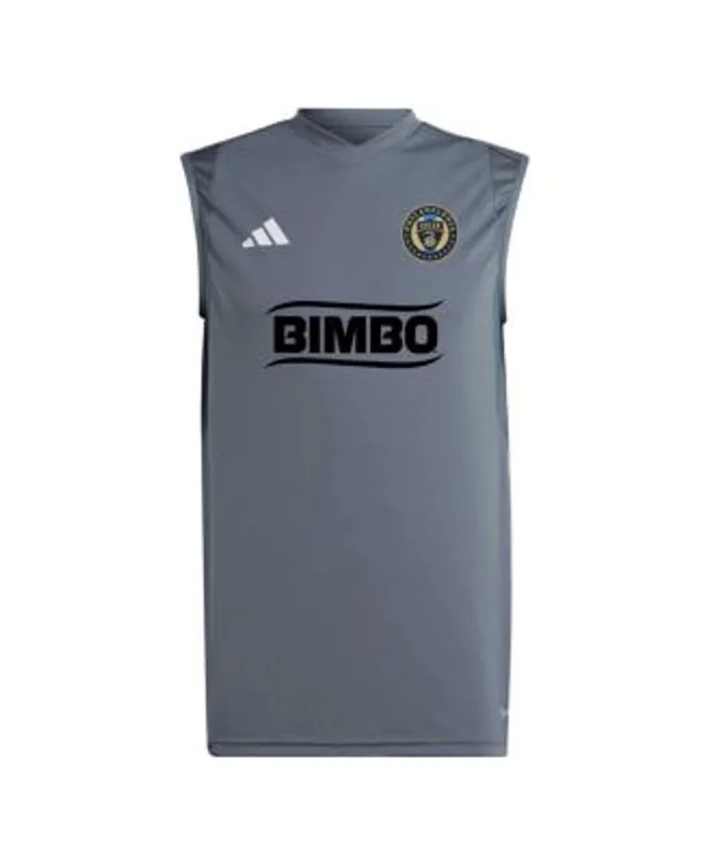 Philadelphia Union adidas 2023 On-Field Sleeveless Training Jersey - Gray