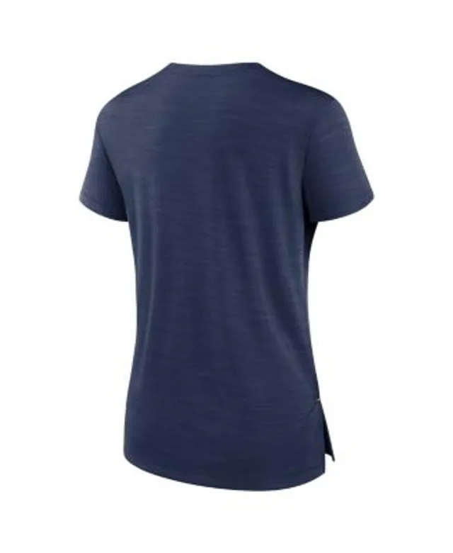 Profile Women's White, Navy Milwaukee Brewers Plus Colorblock T