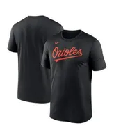 Men's Nike Baltimore Orioles Wordmark Dri-FIT Legend Tee