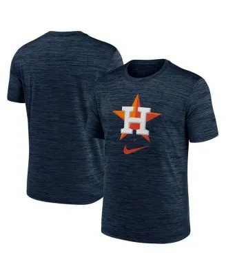 Houston Astros Nike Velocity 3/4-Sleeve Raglan T-Shirt - Orange