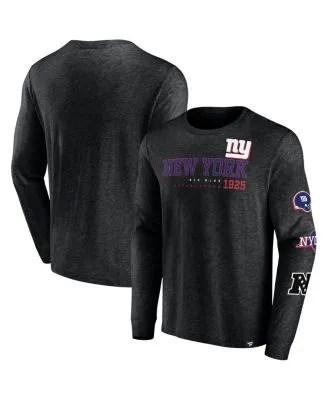 Fanatics Men's Branded Black New York Mets High Whip Pitcher Long Sleeve T- shirt