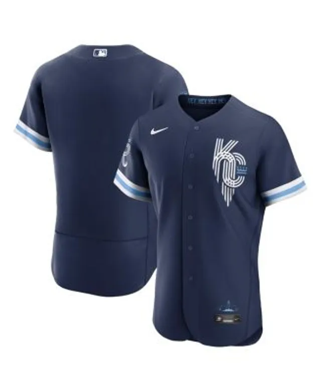 Men's Kansas City Royals Salvador Perez Nike Navy 2022 City Connect Replica  Player Jersey