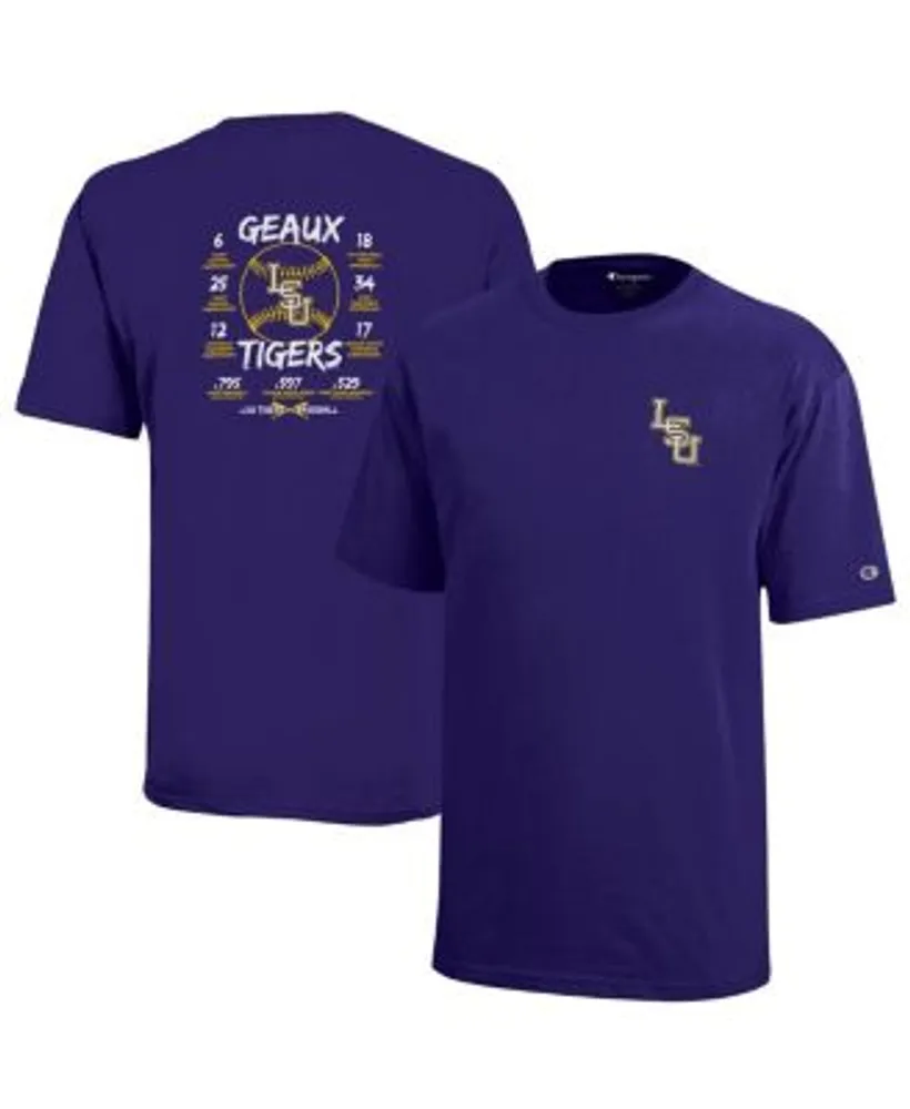 Purple 2023 NCAA Baseball Geaux Tigers Lsu National Championships