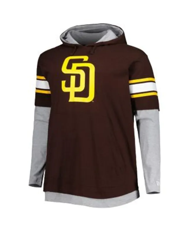 Pro Standard Men's Gray San Diego Padres Team Logo Pullover Hoodie - Macy's