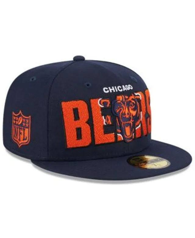 New Era Orange Chicago Bears Tri-Tone 59FIFTY Fitted Hat