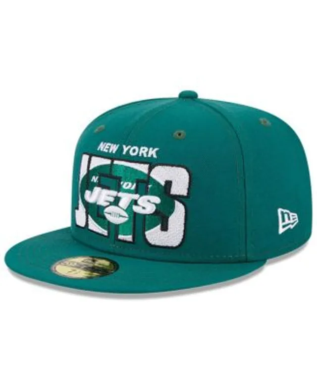 New York Jets New Era 2023 NFL Draft 39THIRTY Flex Hat - Stone/Gotham Green