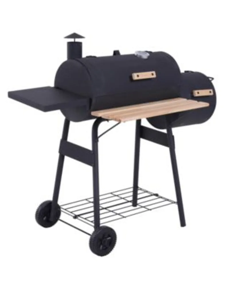 Electric Pellet Grill Charcoal BBQ Grill and Offset Smoker Combo