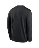 Lids Pittsburgh Pirates Nike Authentic Collection Team Logo Legend  Performance Long Sleeve T-Shirt - Black