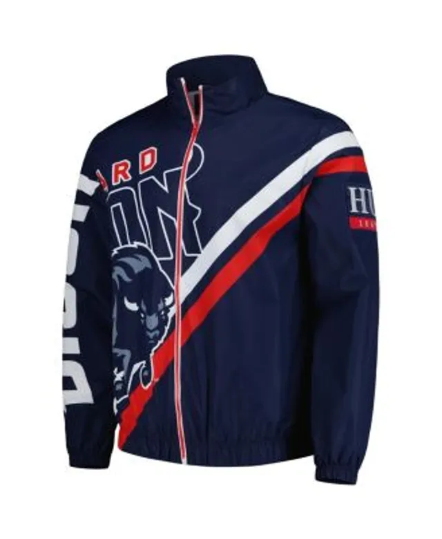 Men's Atlanta Braves Mitchell & Ness Royal Exploded Logo Warm Up Full-Zip  Jacket