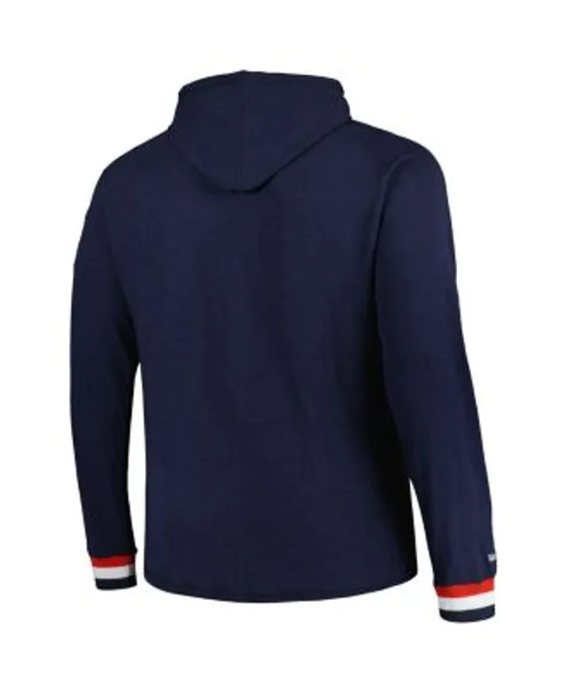 New Era Men's Orange and Navy Chicago Bears Big and Tall Current Colorblock  Raglan Fleece Pullover Hoodie - Macy's