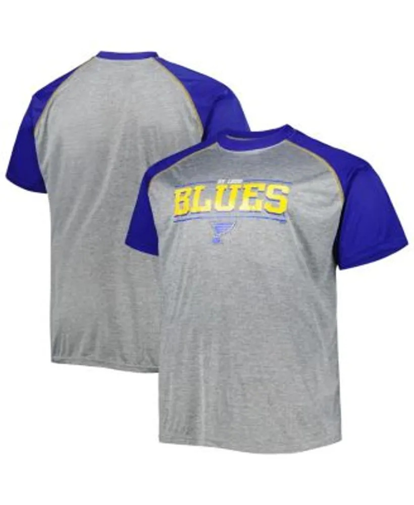 Profile Men's Heather Gray St. Louis Blues Big and Tall Logo