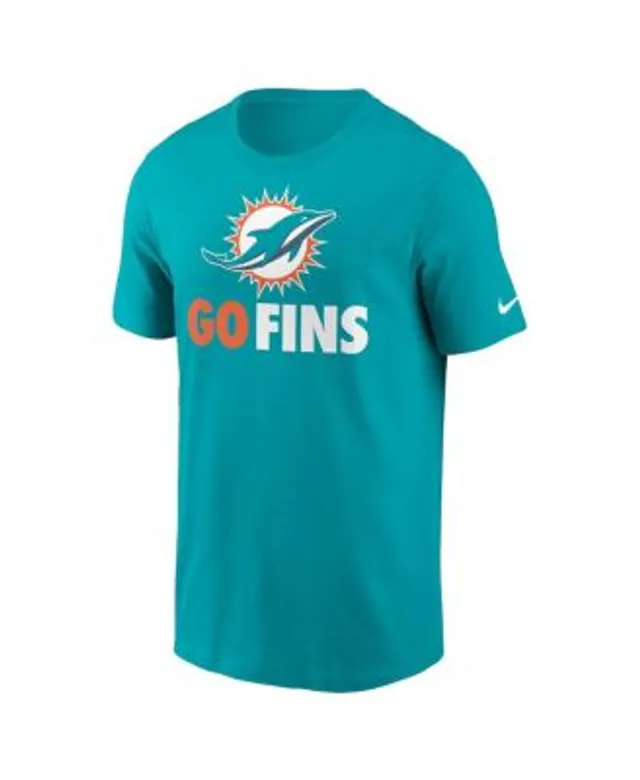 Men's Nike Aqua Miami Dolphins Logo Essential Legend Performance T-Shirt