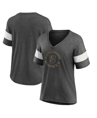 Fanatics Branded Women's Heather Gray Seattle Kraken Plus Size Primary Logo V-Neck T-Shirt - Heather Gray