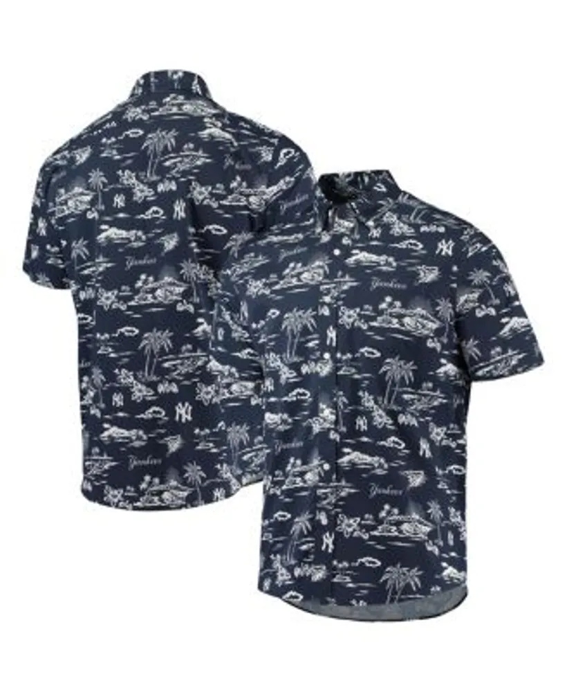 Reyn Spooner Men's Navy New York Yankees Kekai Performance Button-Up Shirt