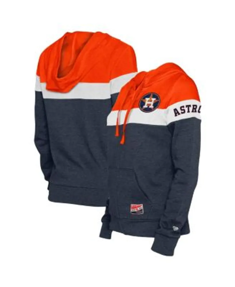 New Era Women's Heather Royal Houston Astros Colorblock Full-Zip Hoodie  Jacket