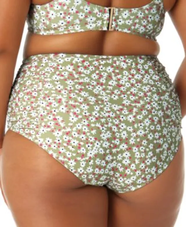 Island Escape High-Waist Tummy Control-Top Bikini Bottoms, Created for  Macy's