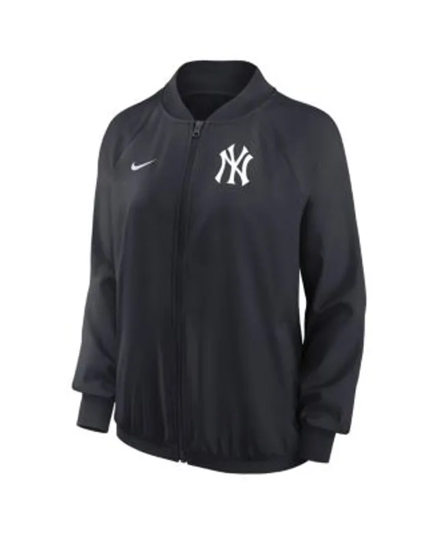 Mitchell & Ness Navy New York Yankees Team 2.0 Satin Raglan Full-Snap Jacket