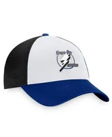 Men's Fanatics Branded White/Purple Los Angeles Kings Special Edition 2.0  Trucker Snapback Adjustable Hat