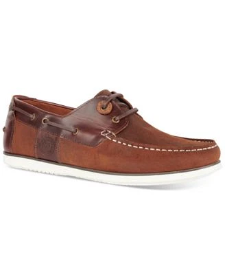 Men's Leather & Suede Wake 2-Eye Boat Shoes