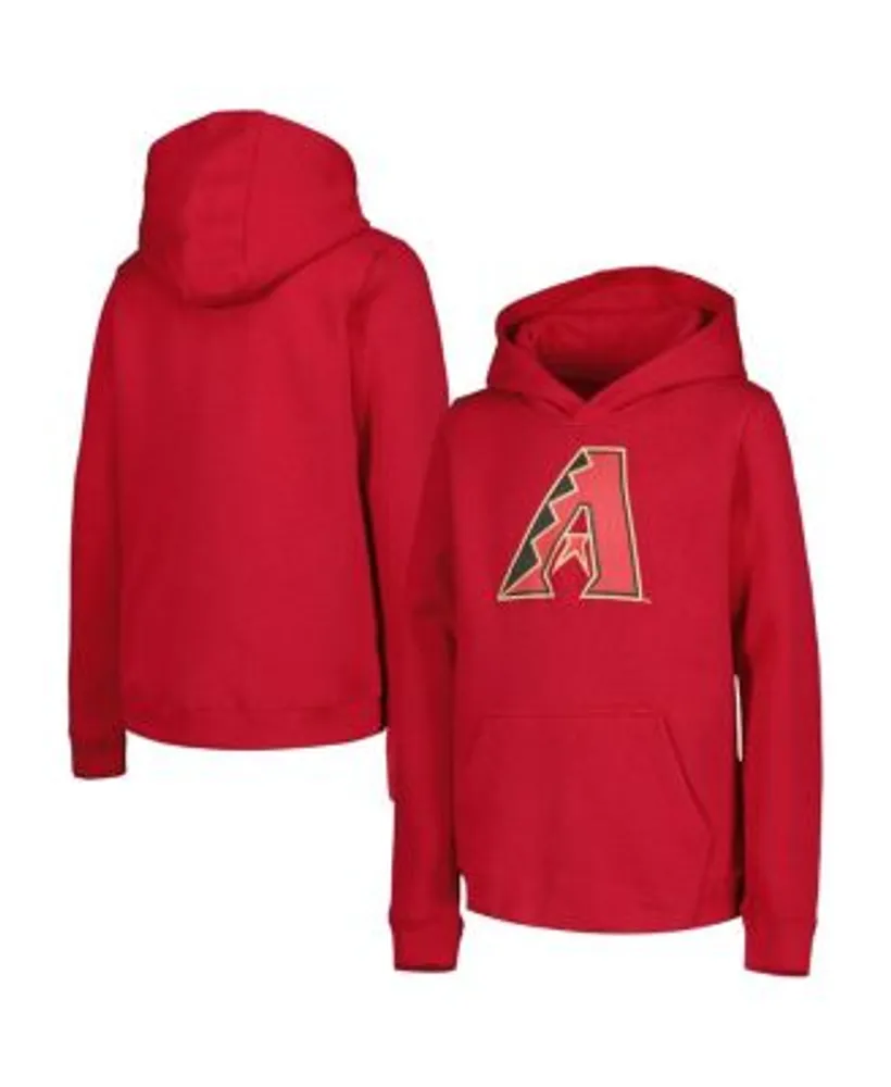 Outerstuff Red Sox Team Primary Logo Fleece Pullover Hoodie - Youth