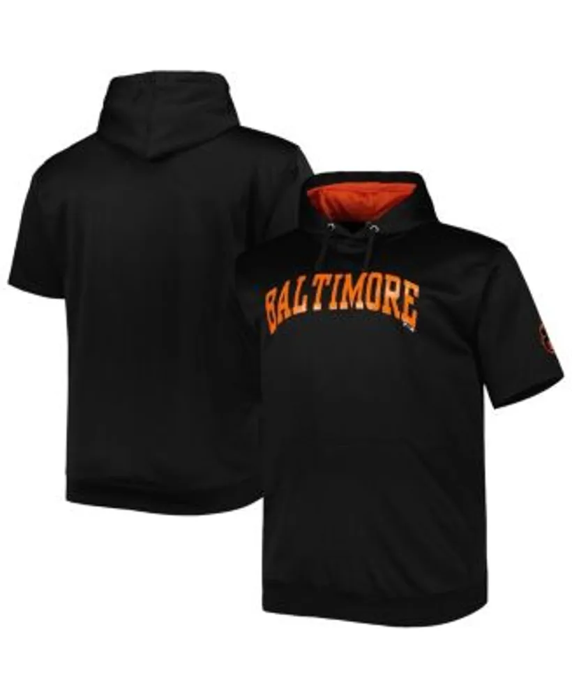 Profile Men's Black/Orange San Francisco Giants Big & Tall Pullover Sweatshirt