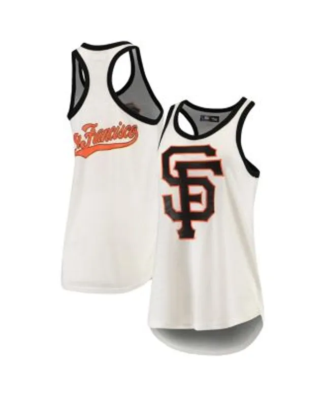 Profile Women's Black San Francisco Giants Plus Size Scoop Neck Racerback Tank Top Size:3XL