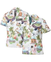 Men's Reyn Spooner White St. Louis Cardinals scenic Button-Up Shirt