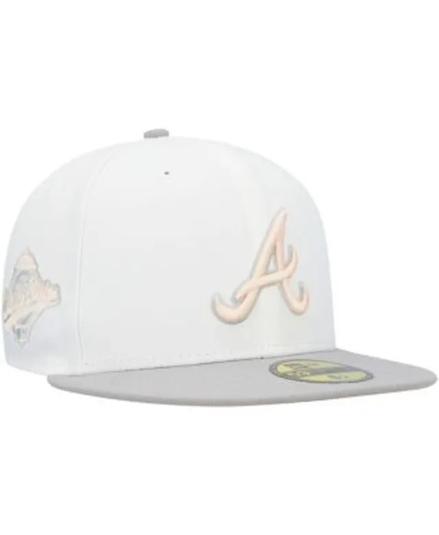 New Era Men's Navy Atlanta Braves 1995 World Series Champions Citrus Pop UV  59FIFTY Fitted Hat