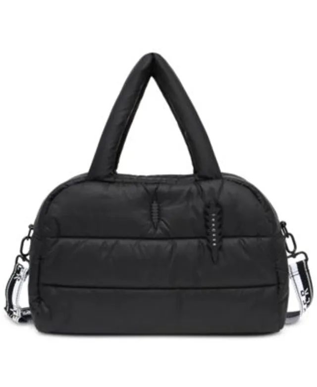 thacker Quinn Puffy Quilted Duffle Bag in Black