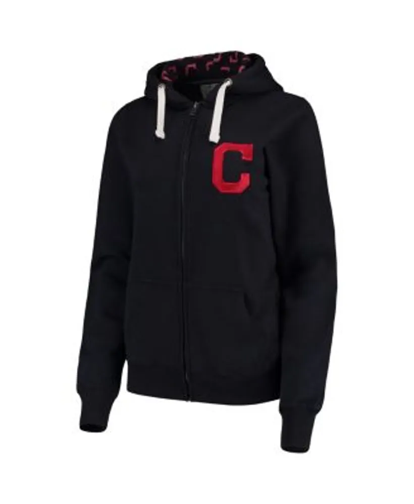 Chicago Cubs Starter Women's Hail Mary Full-Zip Hoodie - Royal/Red