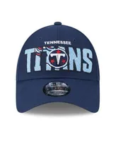 Men's New Era Stone/Navy Tennessee Titans 2023 NFL Draft on Stage 59FIFTY Fitted Hat