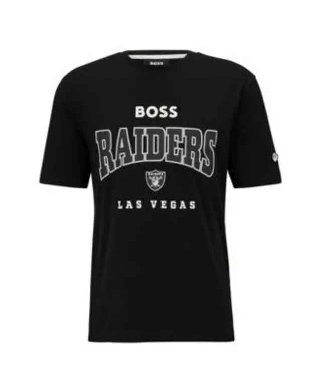 Men's NFL X Staple Gray Las Vegas Raiders Core Long Sleeve Jersey Style  T-shirt