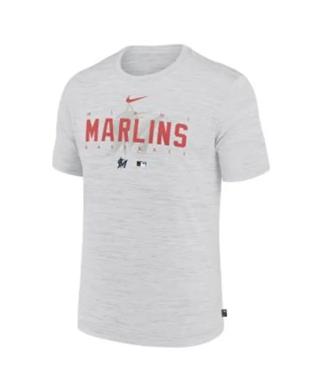 Nike Women's Nike Red Miami Marlins City Connect Wordmark T-Shirt