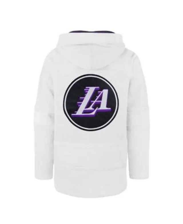 Men's Nike LeBron James White Los Angeles Lakers 2022/23 City Edition Name & Number Pullover Hoodie Size: Medium