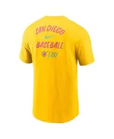 Men's Nike Gold Boston Red Sox City Connect 2-Hit T-Shirt