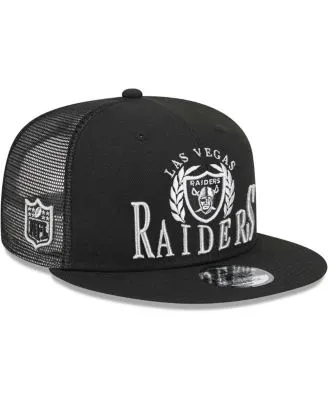 New Era 9Fifty Las Vegas Raiders Foam Trucker Snapback Hat Black