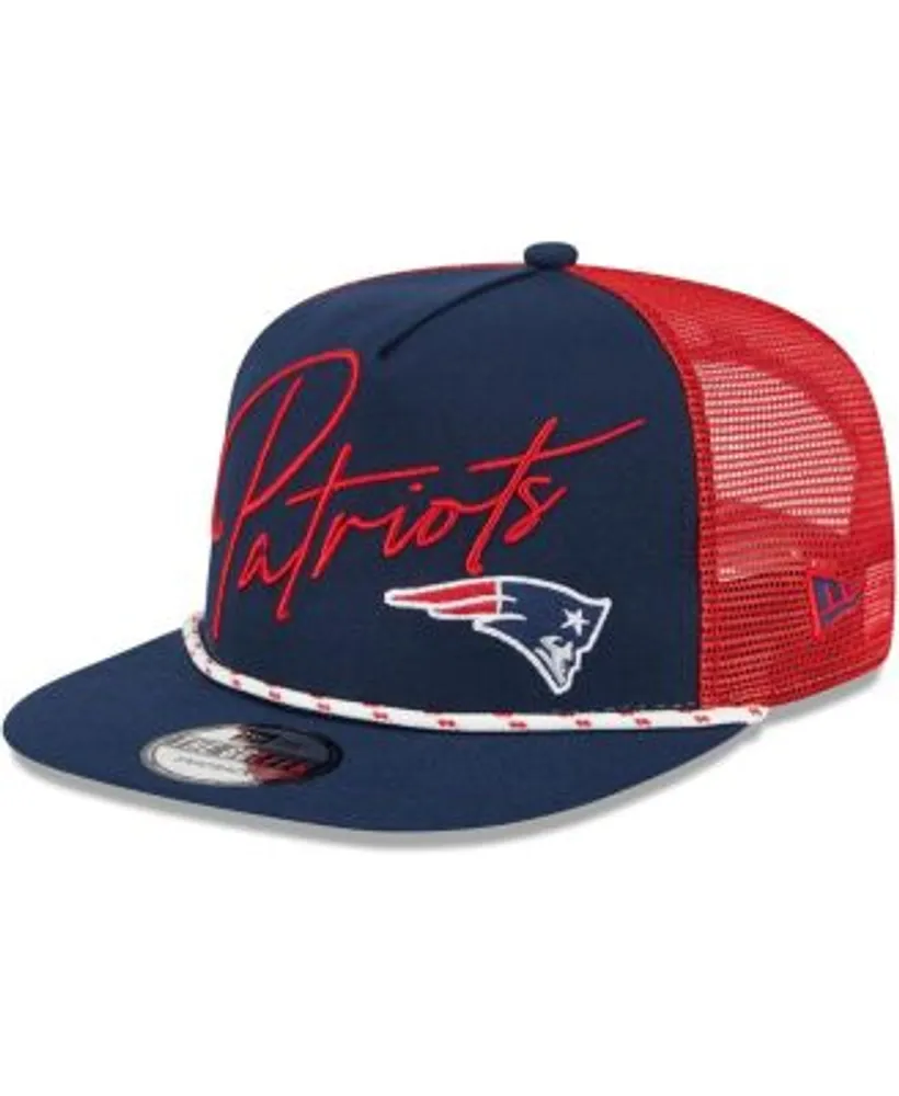 Men's New Era Navy/Red New England Patriots Flawless 9FIFTY Snapback Hat