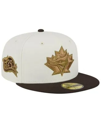 New Era Men's New Era White/Brown San Diego Padres 25th Team Anniversary  59FIFTY Fitted Hat