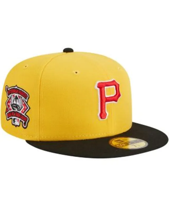 Men's New Era Yellow/Black Houston Astros Grilled 59FIFTY Fitted