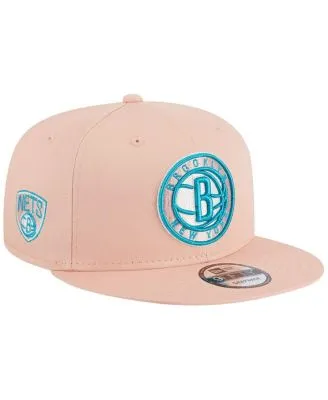 New York Yankees New Era Sky Aqua Undervisor 9FIFTY Snapback Hat - Pink