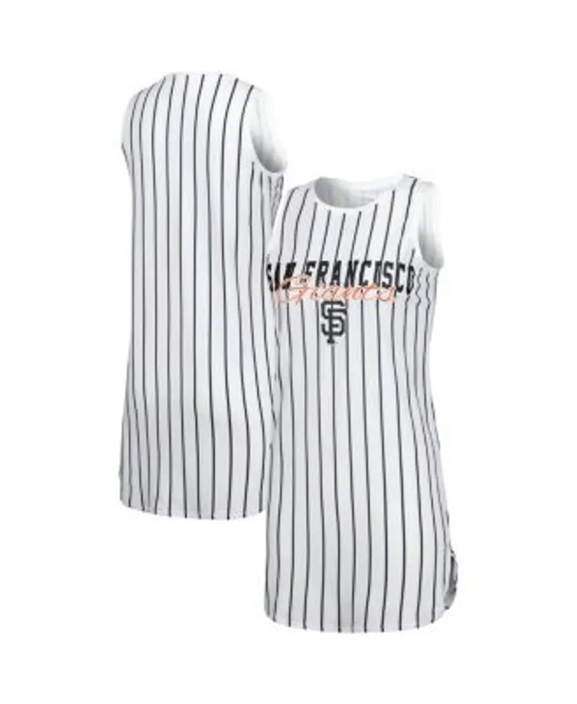 CONCEPTS SPORT Women's Concepts Sport White New York Yankees Reel Pinstripe  Top