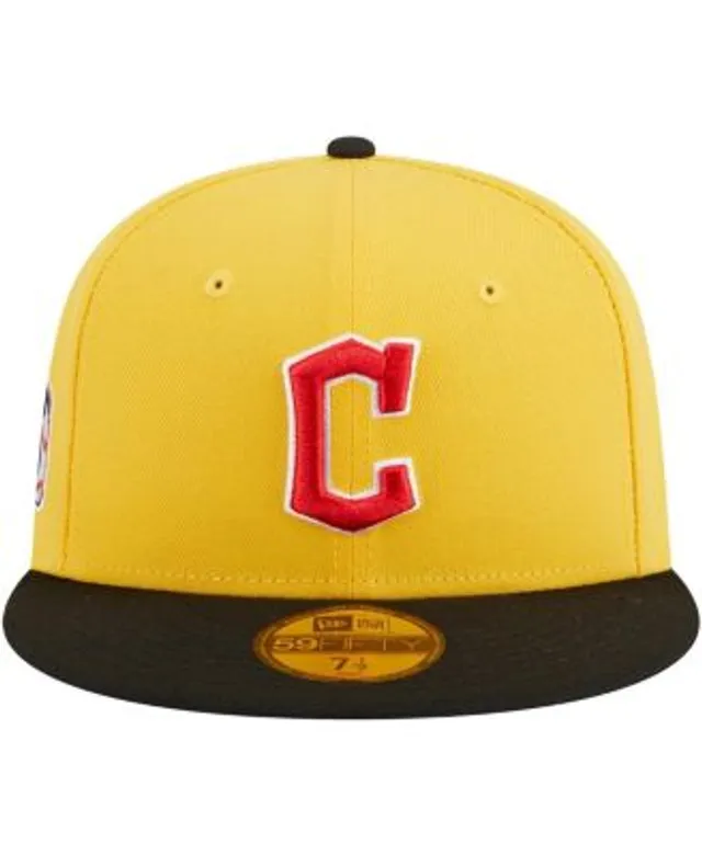 New Era Cleveland Indians Exclusive Gold Patch 59FIFTY Cap - Macy's