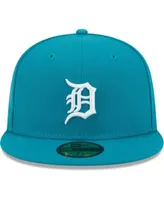 Men's New Era White/Red Detroit Tigers Undervisor 59FIFTY Fitted Hat