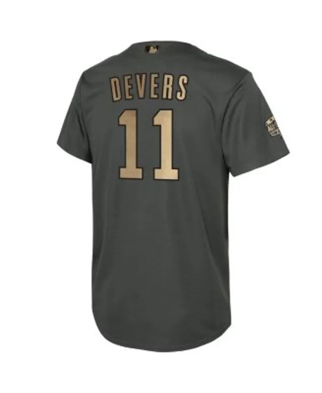 Men's Nike Rafael Devers Gold/Light Blue Boston Red Sox City Connect Replica Player Jersey, L