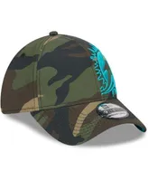 New Era Men's Camo Miami Dolphins Punched Out 39THIRTY Flex Hat - Macy's