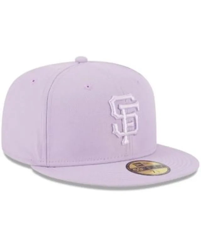 Men's Houston Astros New Era Purple Lavender Undervisor 59FIFTY Fitted Hat