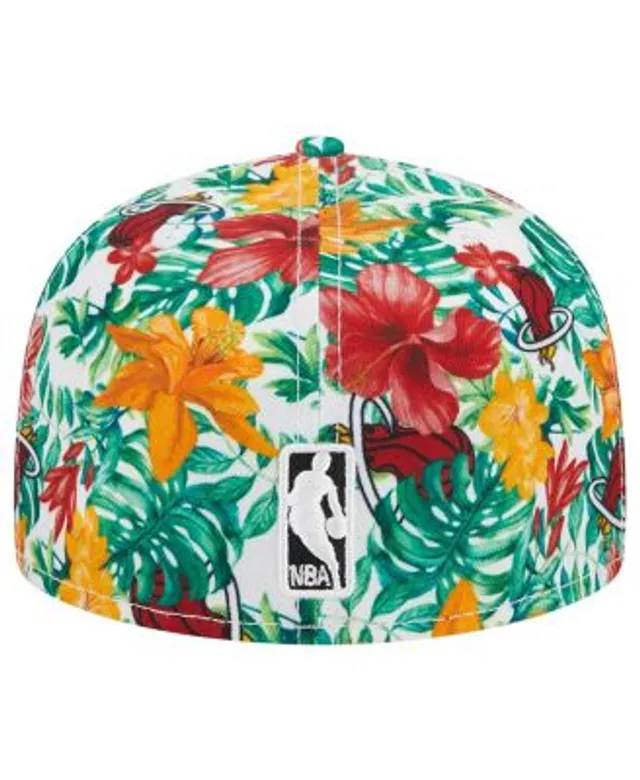 Men's New Era Boston Celtics Tropical Hibiscus 59FIFTY Fitted Hat